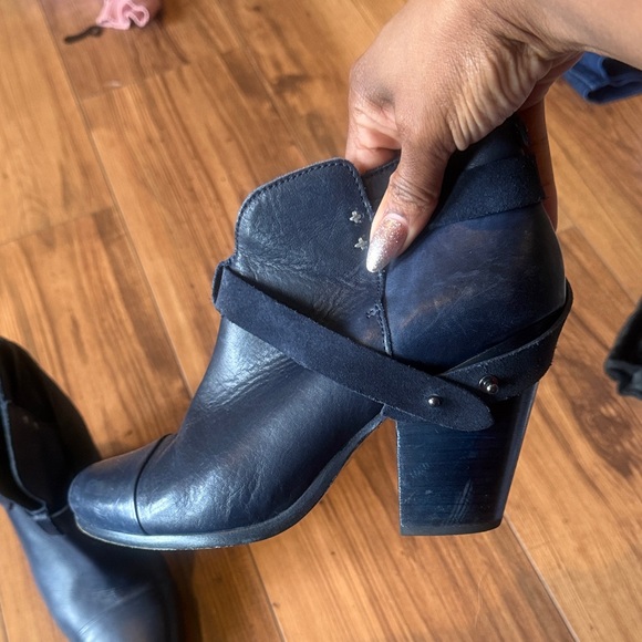 rag & bone Dark Blue Ankle Boots - Picture 6 of 9